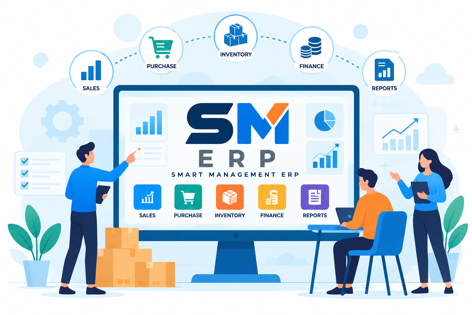 Cloud ERP Software for Small & Medium Businesses business software
